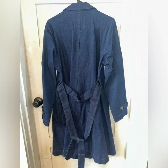 Skinnygirl Denim Trench Coat - Picture 7 of 9
